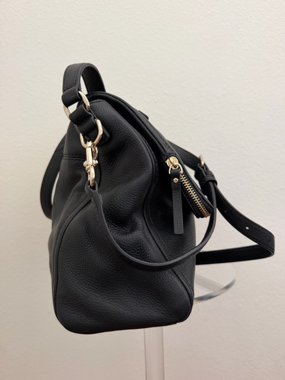 kate spade Black cobble hill toddy Pebbled Leather Shoulder Bag crossbody - Picture 4 of 7